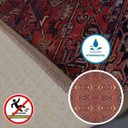 Ver imagem 2 de Tapete Persa Sala Quarto ou Escritório Estilo Vermelho Antiderrapante 1,4 x 2,0 M Casa Dona