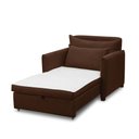 Ver imagem 6 de Poltrona Cama Retrátil Solteiro com Rodízio Cloe Bouclê E03 - D'rossi