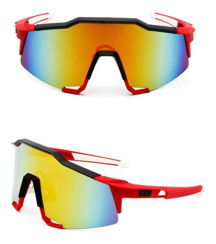 Óculos De Ciclimos Mtb Speed Esporte Uv400 Vermelho - 1