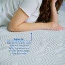 Ver mais imagens de Colchão Solteiro À Vácuo Espuma D33 88cm x 23cm Urban Magic Arte Cúbica Cinza