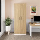 Ver imagem 1 de Armário Escritório Extra Alto 80cm X 210cm 2 Portas Chave F5