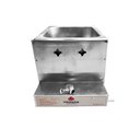Ver imagem 2 de Tacho Fritador Retangular Fritura 1 Cesto Gas 5 Litros Óleo Pr-10g - Progás