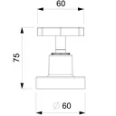 Ver imagem 2 de Acabamento de Registro Base Deca 1/2", 3/4" e 1" UP Celite