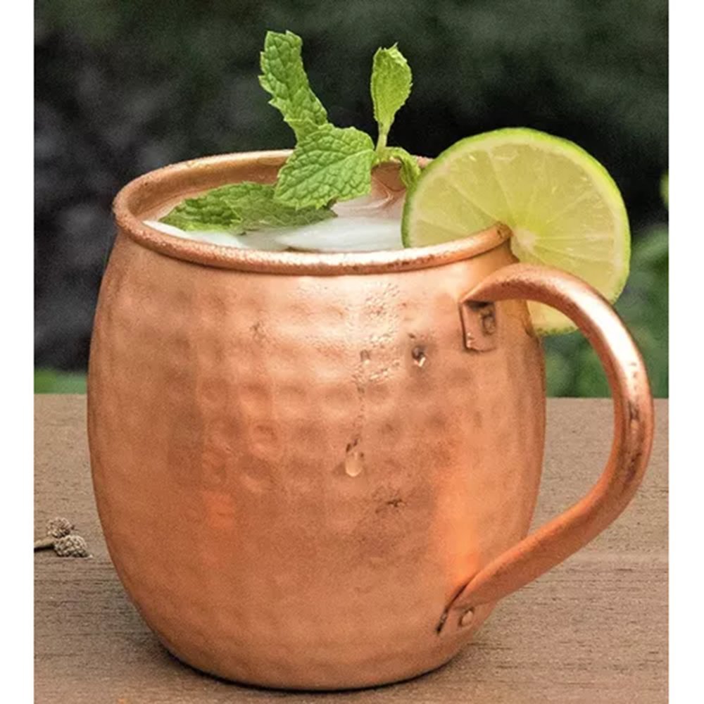 Caneca Moscow Mule Inox Rose Bronze Drink 500ml - 3