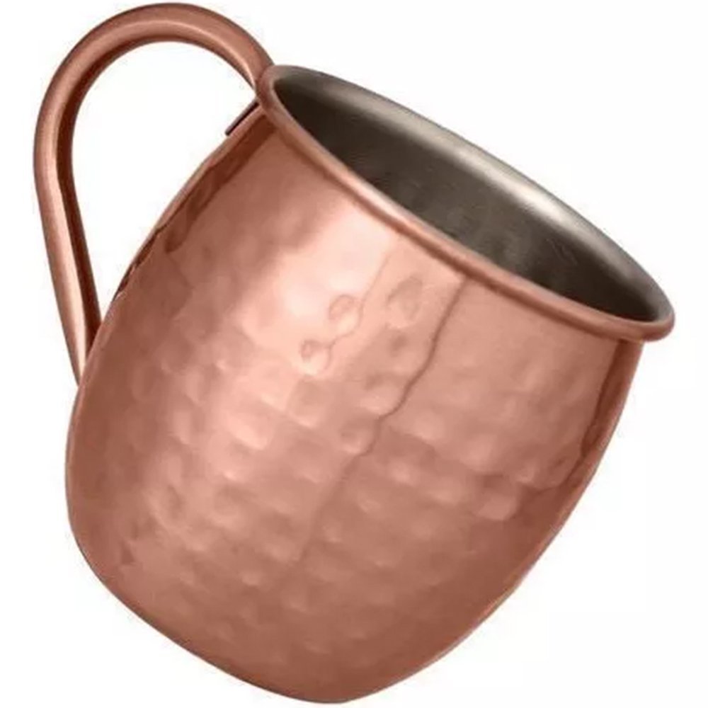 Caneca Moscow Mule Inox Rose Bronze Drink 500ml - 2