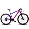 Bicicleta Aro 29 Dropp Z7-x Freio Hidráulico 27V Suspensão com Trava Rosa e Azul - 1
