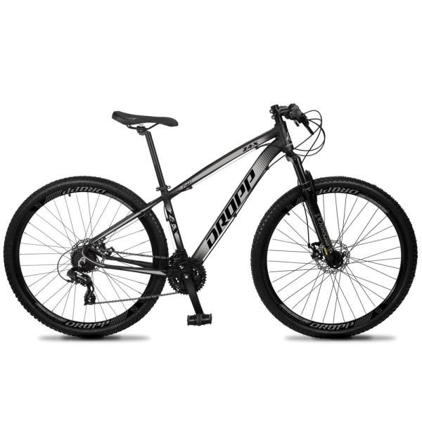 Bicicleta Aro 29 Dropp Z4-x Freio Hidráulico 24V Suspensão com Trava Preto e Cinza - 1