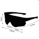 Ver imagem 3 de Óculos De Ciclismo Mtb Estrada Esporte 3 Lentes Preto/Lente Preta