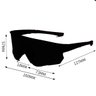 Óculos De Ciclismo Mtb Estrada Esporte 3 Lentes Azul/Lente Preta - 3