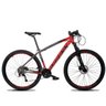 Bicicleta Aro 29 Dropp Z7-x Freio Hidráulico 27V Suspensão com Trava Cinza e Vermelho - 1