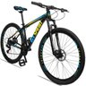 Bicicleta Aro 29 GT Sprint MX1 Aluminum 21v Freio a Disco Preto Azul e Amarelo - 2