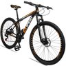 Bicicleta Aro 29 GT Sprint MX1 Aluminum 21v Freio a Disco Preto e Laranja - 2