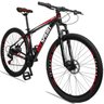 Bicicleta Aro 29 GT Sprint MX1 Aluminum 21v Freio a Disco Preto e Vermelho - 2