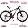 Bicicleta Aro 29 GT Sprint MX1 Aluminum 21v Freio a Disco Preto e Vermelho - 3