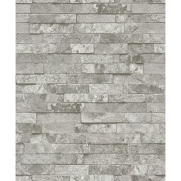 Papel de Parede Wiler Essencial - Pedra Cinza - 1