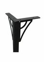 Ver imagem 2 de Kit 4 Pé 75cm Mesa Metalon Preto Reforçados