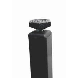 Kit 4 Pé 75cm Mesa Metalon Preto Reforçados - 5