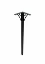 Ver imagem 3 de Kit 4 Pé 75cm Mesa Metalon Preto Reforçados