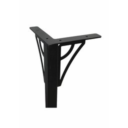Kit 4 Pé 75cm Mesa Metalon Preto Reforçados - 2