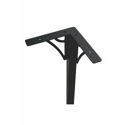 Kit 4 Pé 75cm Mesa Metalon Preto Reforçados - 6