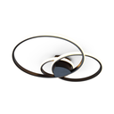 Ver imagem 1 de Plafon Arco Ring Anel Triplo Led 3000k Preto SL ILuminação