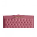Ver imagem 1 de Cabeceira de Cama Box Painel Helena Casal 140 Cm Retro Capitonê Botão Encapados Suede Rosa Bebê