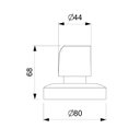 Ver imagem 2 de Acabamento de Registro Base Reforma 1.1/4, 1.1/2 Debba