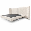Ver imagem 5 de Cama Casal King e Cabeceira Curva Fernanda Bouclê Moscow Design Moderno