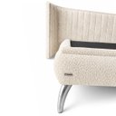 Ver imagem 6 de Cama Casal King e Cabeceira Curva Fernanda Bouclê Moscow Design Moderno