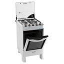 Ver imagem 2 de Fogão Esmaltec Ágata 4 Bocas Branco Bivolt