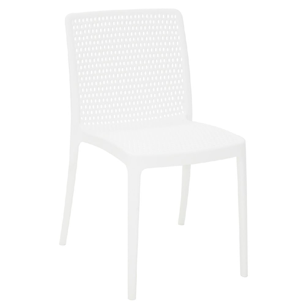 Conjunto de 4 Cadeiras Tramontina Isabelle em Polipropileno e Fibra de Vidro Branca - 3