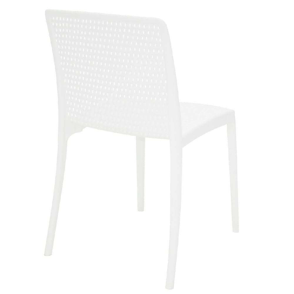 Conjunto de 4 Cadeiras Tramontina Isabelle em Polipropileno e Fibra de Vidro Branca - 5