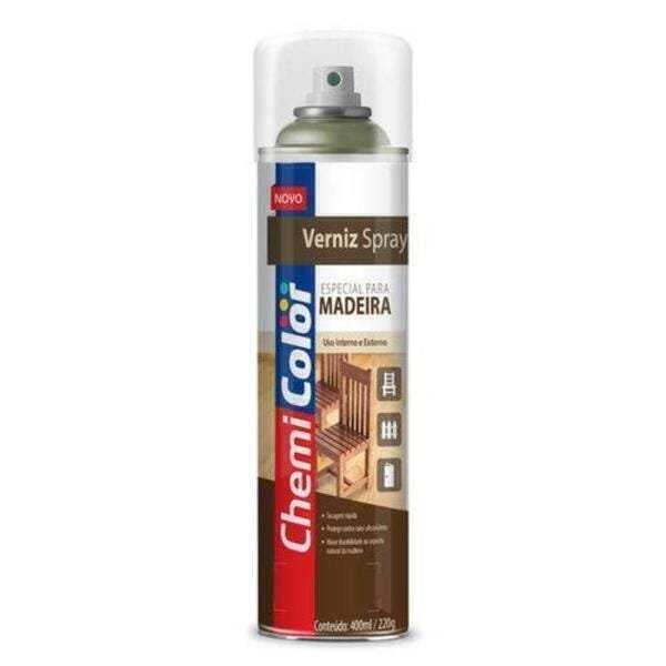 Verniz Spray Para Madeira Imbuia 400Ml Chemicolor - 1