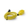 Extensão Elétrica Multiuso Pro Tripolar 20A 1,5m Amarela - 2