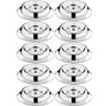 10 Cloche Tramontina Aço Inox 28cm Cúpula para Servir Tampa de Alimentos Restaurante - 1