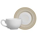 Ver imagem 5 de Aparelho de Jantar 20 Peças Plissan - Alleanza - Branco / Dourado