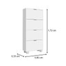Sapateira Organizadora 4 Portas Basculante Veneza:branco - 4