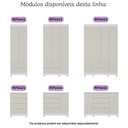 Ver imagem 7 de Quarto de Bebê Completo Berço Americano 3 em 1 Colchão Allegra Multimóveis Mp4606 Branco/off