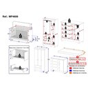 Ver imagem 4 de Quarto de Bebê Completo Berço Americano 3 em 1 Colchão Allegra Multimóveis Mp4606 Branco/off