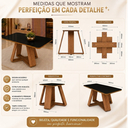 Ver imagem 6 de Mesa Retangular de 160cm Grande de Jantar com Tampo de Vidro:Preto