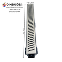 Ver imagem 3 de Ralo Piscina 6x50 Inox Raio com Tela Coletor Plástico Preto