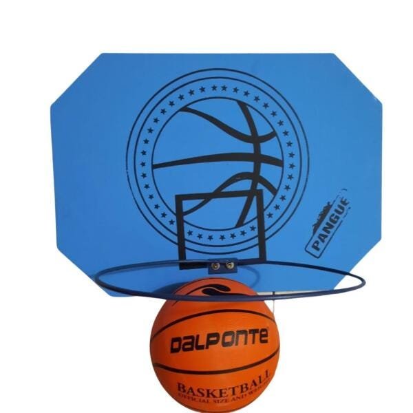 Kit Tabela de Basquete 50 x 65cm + Aro e Cesta + Mini Bola Número 5 Tarmak