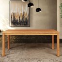 Ver imagem 7 de Mesa de Jantar 1555N 6 Lugares Retangular Madeira Taeda 180cm Rustic Milani Movelaria