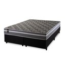 Ver imagem 5 de Conjunto Cama Box Espuma Miami Cinza Queen 158x198x62