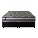 Ver imagem 6 de Conjunto Cama Box Espuma Miami Cinza Queen 158x198x62