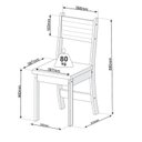 Ver imagem 4 de Conjunto Sala de Jantar 4 Lugares Retangular Kyara