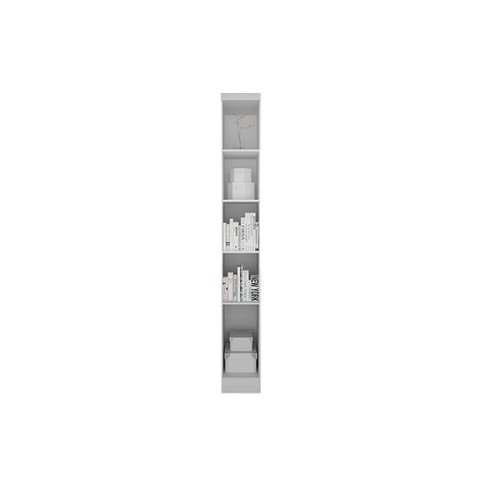 Modulado de Quarto Armário Cantoneira Rizon/linea C/ 4 Prateleiras S/ Portas Neve - Novo Horizonte