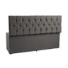 Recamier Baú 0,90m Madrid Suede Cinza Dal Poz Estofados - 3