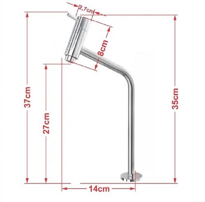 CUBA DE VIDRO ABAULADA 51CM CHAMPANHE + VALVULA + TORNEIRA - 2