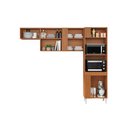 Ver imagem 2 de Cozinha Compacta Vitória 240cm - Cinamomo/branco Aramóveis